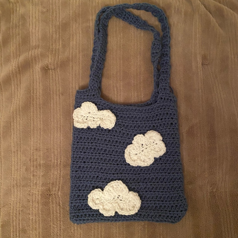 Handmade Crochet Cloud Bag
